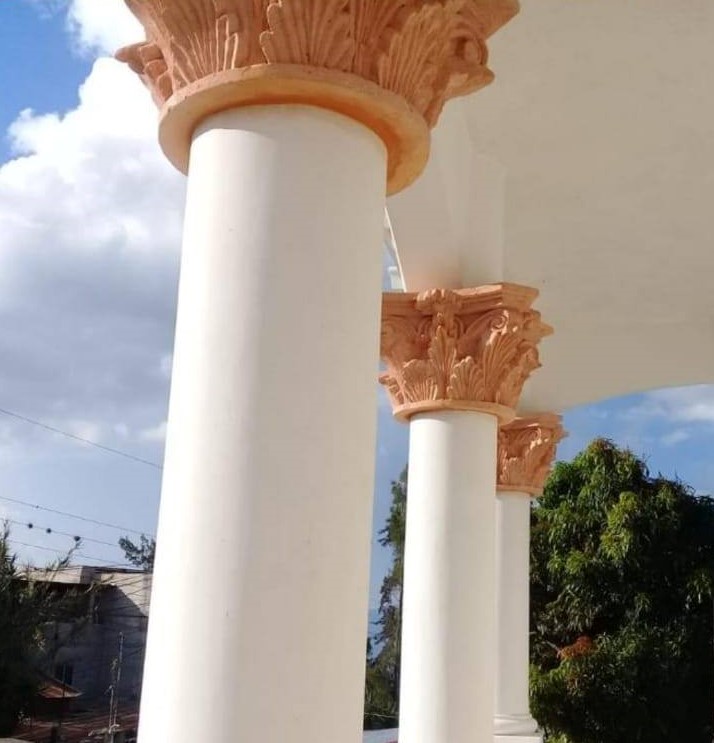 Capitel para Columna Circular Dórica - Jónica - Corintio