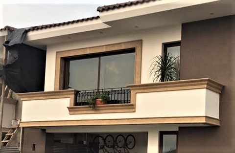 Cornisa recta para muro - Tipo 1